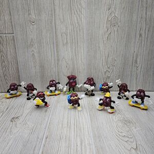 California Raisins Lot Of 11 Applause‎ And Calrab Brand Vintage 87-88
